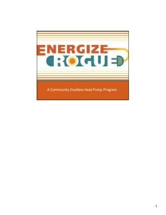 1  Northwest SEED is a non-profit that has completed solar and DHP group purchase  programs in the