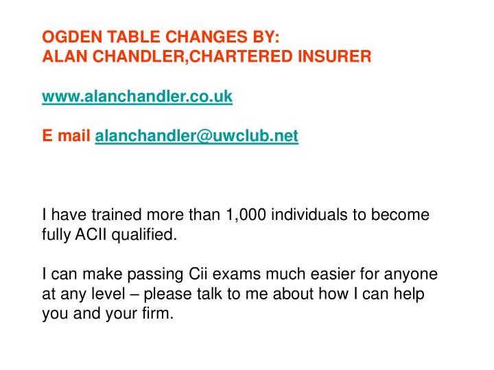 alanchandler co uk