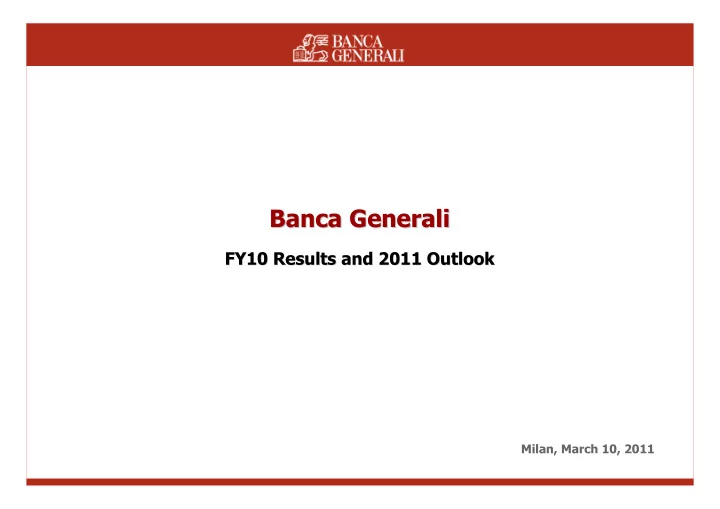 banca generali banca generali