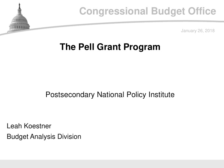 congressional budget office