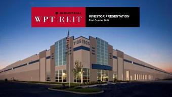 INVESTOR PRESENTATION  First Quarter 2014  1  Forward-Looking Statements  Certain statements in