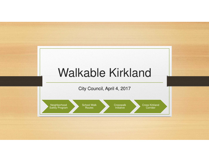 walkable kirkland