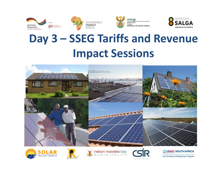day 3 sseg tariffs and revenue impact sessions nelson
