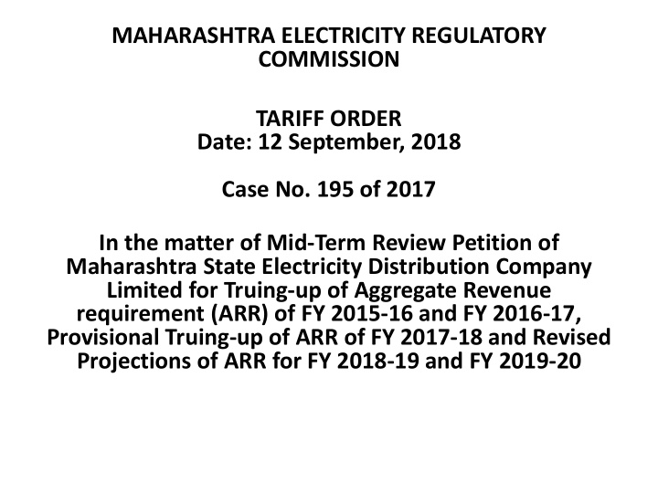 maharashtra electricity regulatory