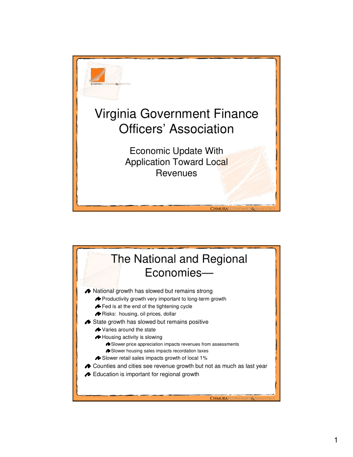 virginia government finance officers association