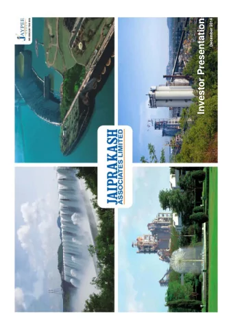 Investor Presentation  December 2014  Corporate Structure  Jaiprakash Associates Limited (JAL)  p