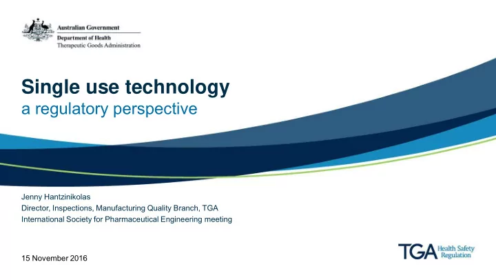 single use technology