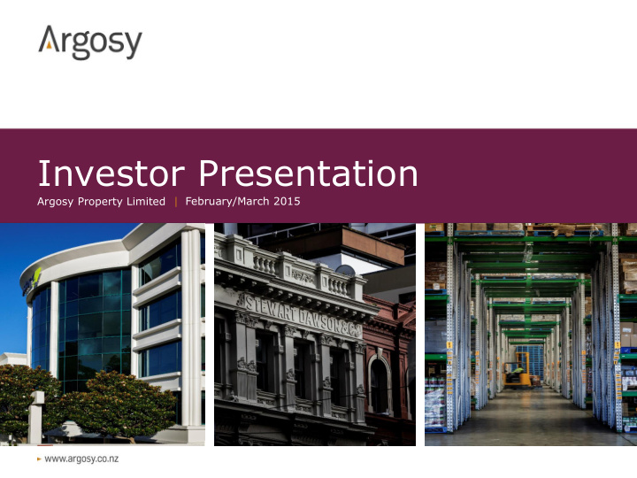 investor presentation