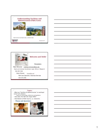 1  Cost of doing business  Cost of doing business  Example 2  Cost of doing business