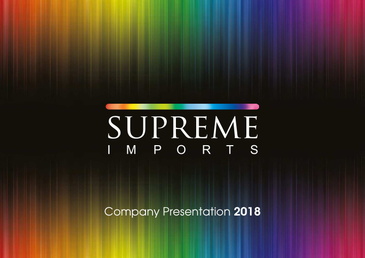 company presentation 2018 background
