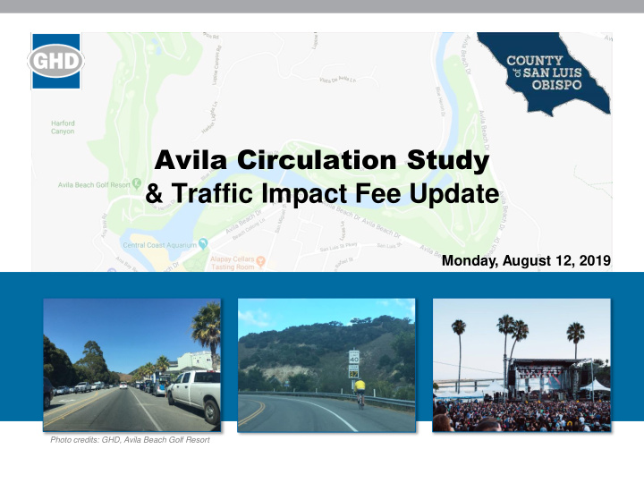 avila circulation study amp traffic impact fee update