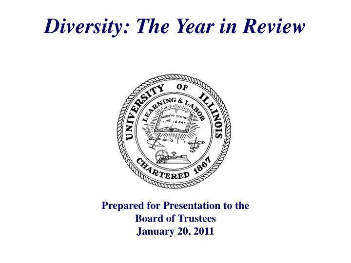 diversity the year in review
