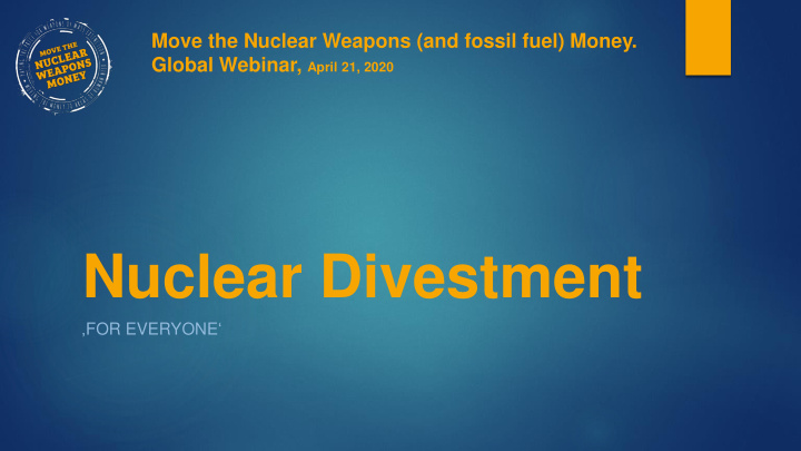 nuclear divestment