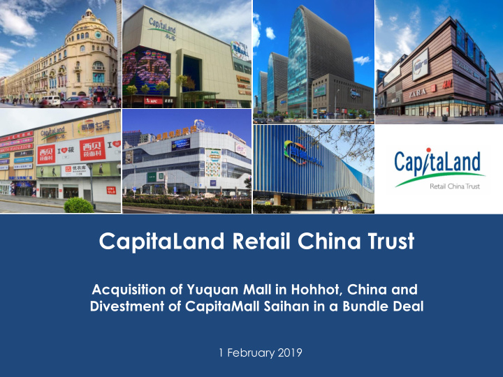 capitaland retail china trust