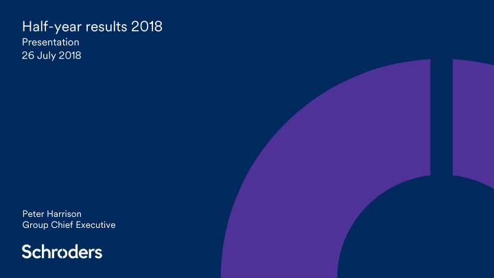 half year results 2018