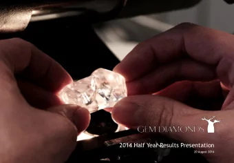 2014 Half Year Results Presentation  20 August 2014  Disclaimer  2  No statement in this