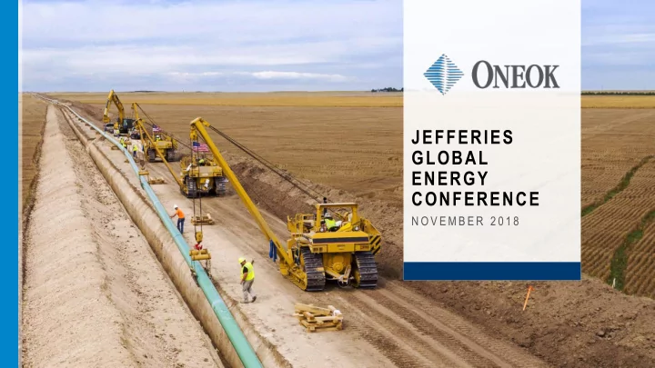 jefferies global energy conference