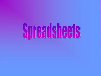 WHAT IF?  Columns run vertically &amp; are  identified by letters A, B, etc.  Rows run