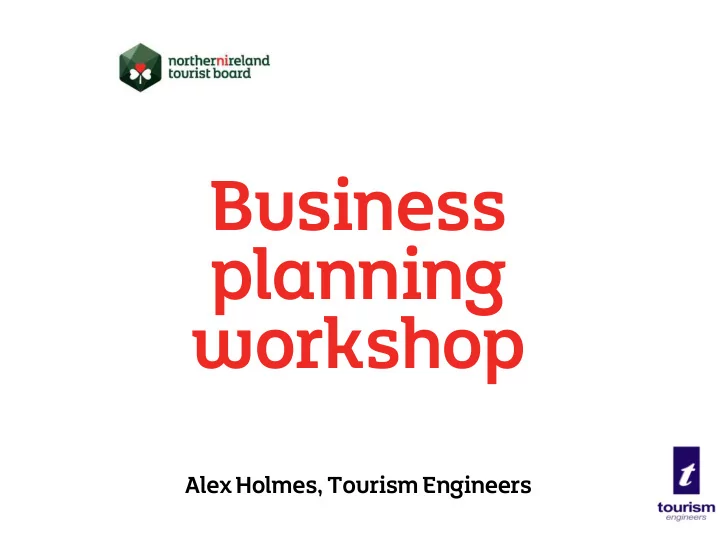 business planning workshop