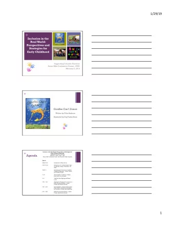 +  Inclusion in the  Real World:  Perspectives and  Strategies for Early Childhood  Supporting