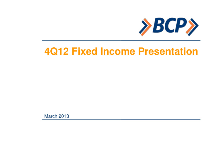 4q12 fixed income presentation