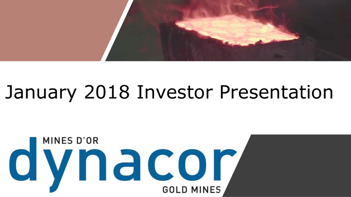 january 2018 investor presentation