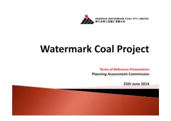 Insert flyover into Presentation  2  $300M paid for EL in 2008.  Shenhua Australias