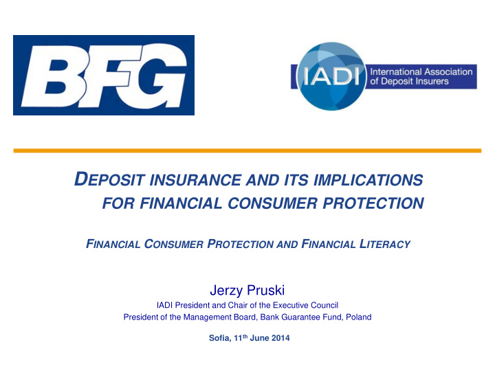 d eposit insurance and its implications for financial