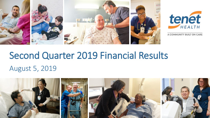 second quarter 2019 fin inancial results