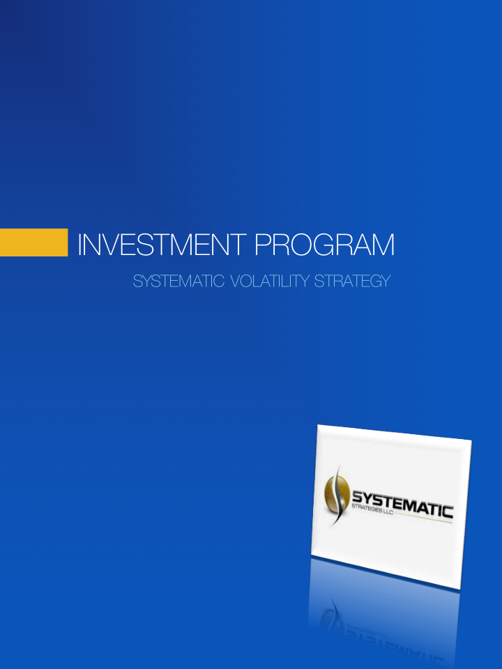 investment program