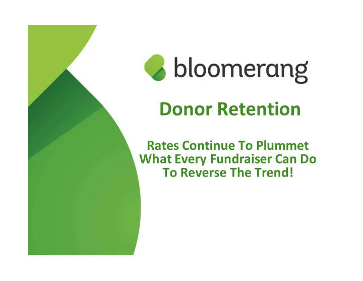 donor retention