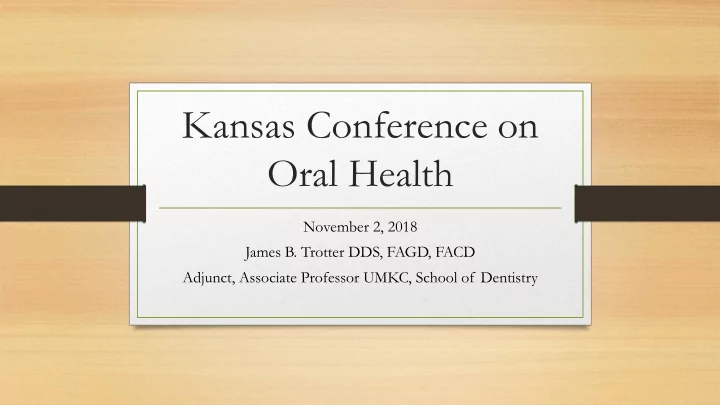 kansas conference on