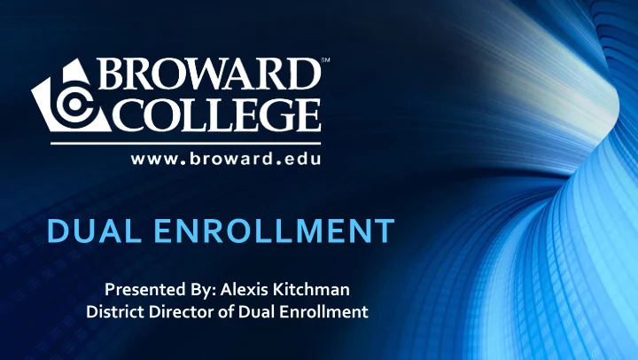 dual enrollment