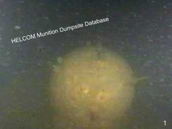 1  Presentation of the database  Dumping points  Dumping areas  Information