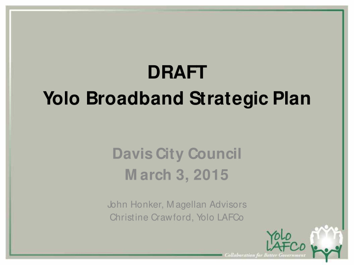 draft yolo broadband strategic plan