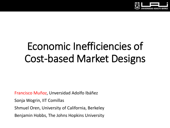 economic in inefficiencies of