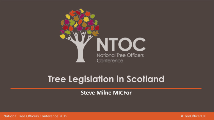 tree legislation in scotland