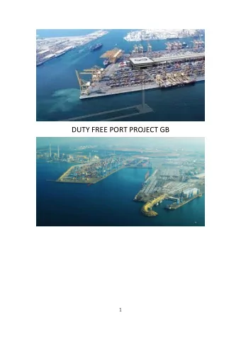 DUTY FREE PORT PROJECT GB