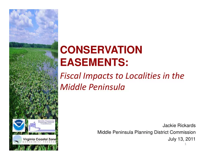 conservation conservation easements