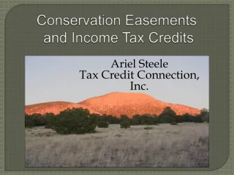 Tax Credit Connection,  Inc.  Generous state and federal tax benefits are available to  people
