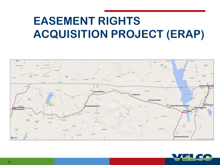 easement rights acquisition project erap