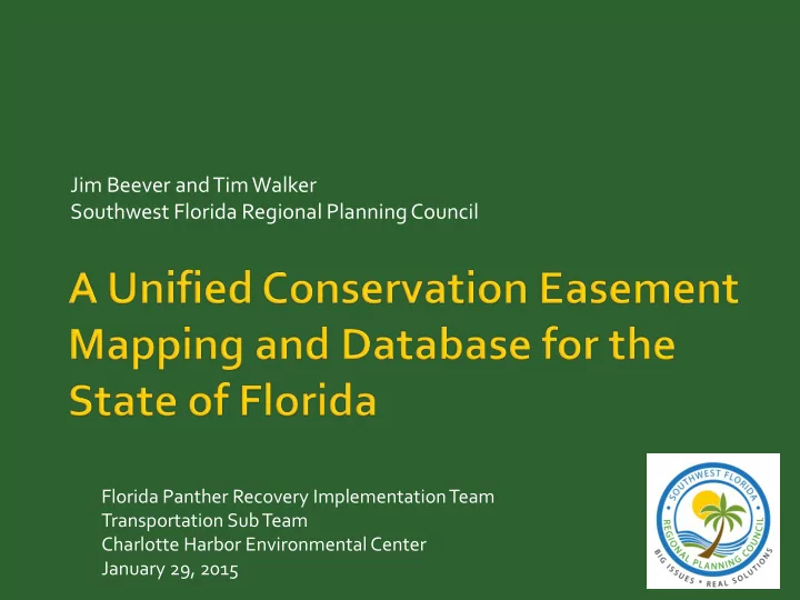 jim beever and tim walker southwest florida regional