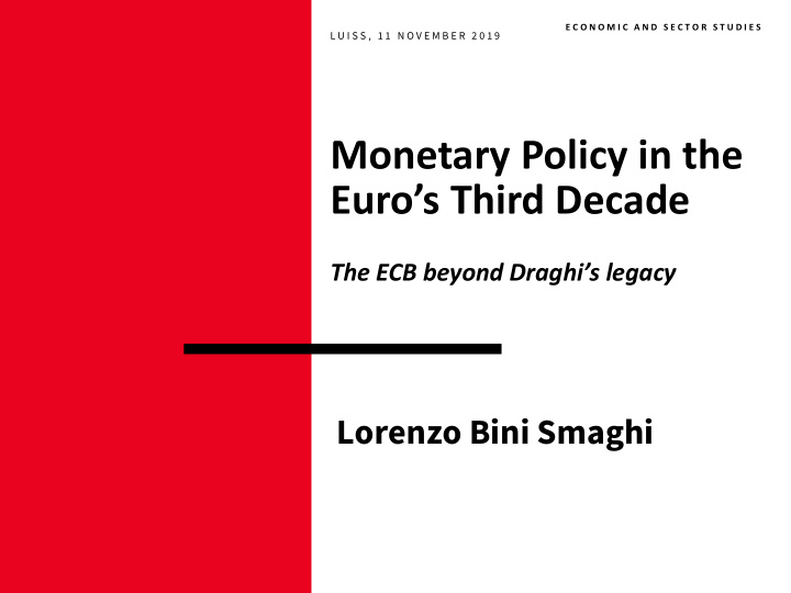 euro s third decade
