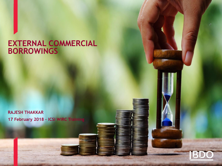 external commercial borrowings