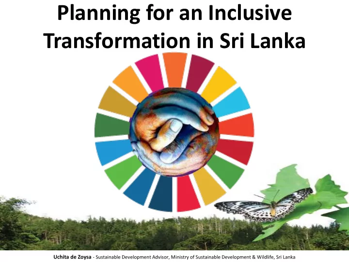 planning for an inclusive transformation in sri lanka