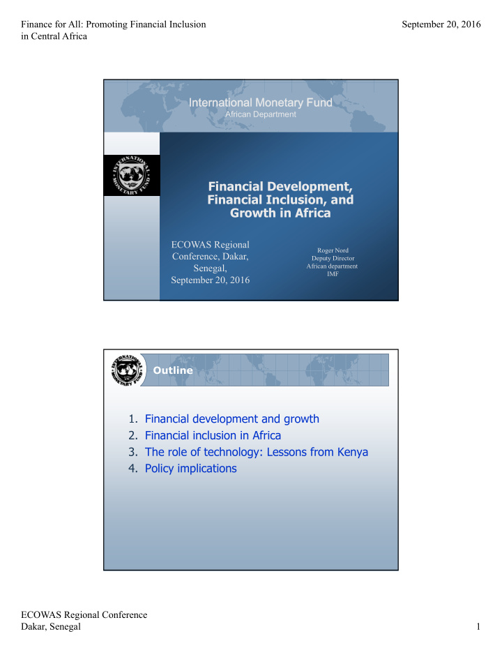 financial development financial inclusion and growth in