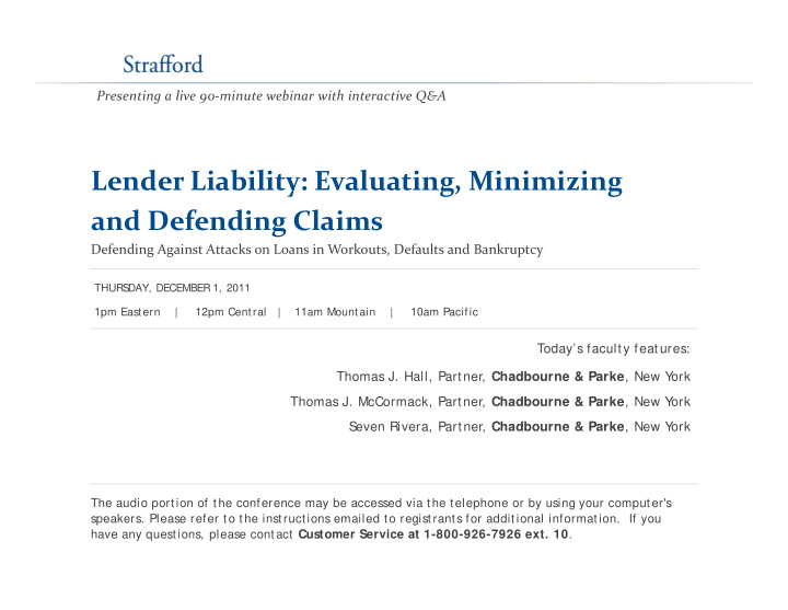 lender liability evaluating minimizing lender liability