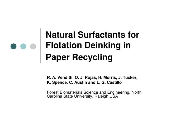 natural surfactants for flotation deinking in paper