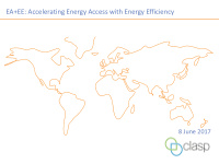 ea ee accelerating energy access with energy efficiency