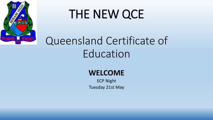 the new qce